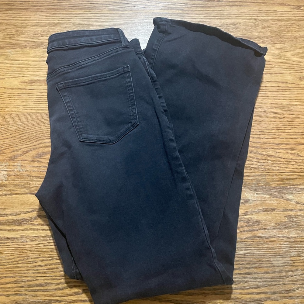 LC Lauren Conrad Women's Black Straight Leg Jeans